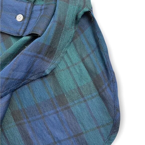 Loft Blackwatch Plaid Softened Shirt - Picture 6 of 8